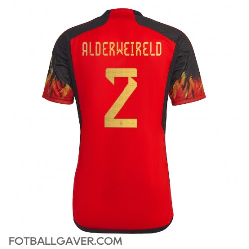 Belgia Toby Alderweireld #2 Fotballklær Hjemmedrakt VM 2022 Kortermet